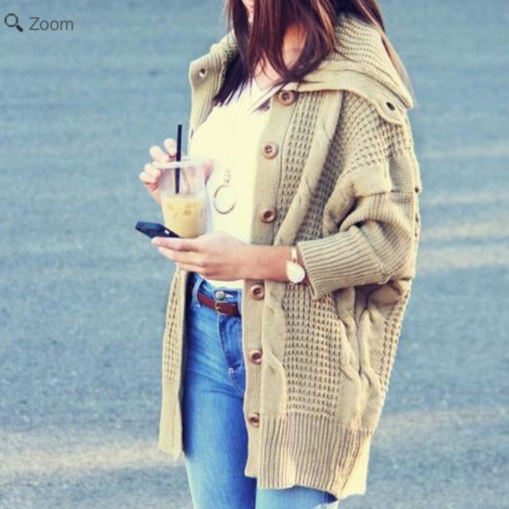 DONATED Spool 72 oversized sweater  cardigan jacket